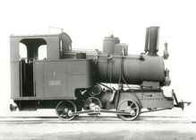 CPM Bau-und Reserve -Dampflok HG 2/2 Nr der Mc 