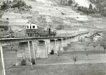 CPM Auf der eigenartigen Brückenkonstruction der 1953