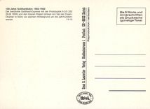 CPM 100 Jahre Gotthardbahn : 1882-1982