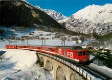 CPM Die Furka-Oberalp-Bahn bei Fiesch Wallis