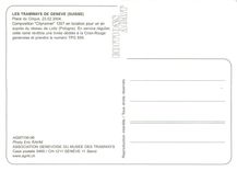 CPM LES TRAMWAYS DE GENEVE (SUISSE)