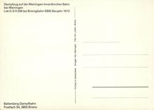 CPM Dampfzug auf der Meiringen-Innertkirchen