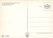 CPMEine der letzten Kleinbahnen Osterreichs fuhrt nach MAYRHOFEN im Zillertal