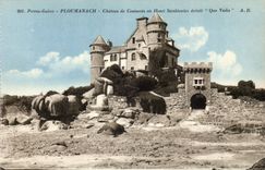 Perros Guirec CPA Ploumanach chateau de Costaces ou Henri Sienkiewicz ecrivit Quo Vadis