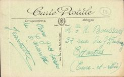 Carantec CPA Rocks seen towards the island Stone-block