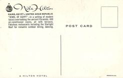 CPA CAIRO EGYPT UITED ARAB REPUBLIC.'Jewel of Egypt"