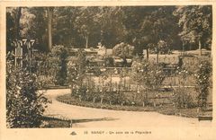 CPA NANCY-Un coin de la Pépinière