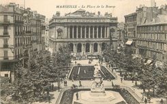 CPA Marseille La Place de la Bourse 