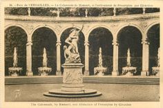 CPA Parc de Versailles La Colonnade de Mansart et l'enlevement de Proserpine par Girardon 