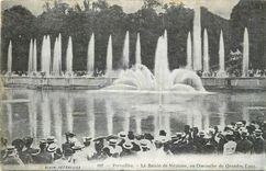 CPA Versailles Le Bassin de Neptune un Dimanche de Grandes Eaux 