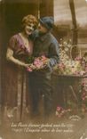 CPA Les fleurs d'Amour gardent sans fin L'exquise odeur de leur matin 