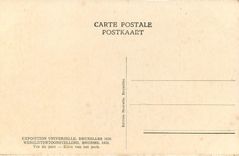 CPA Exposition Universelle Bruxelles 1935 Vue du parc Zicht van het park 