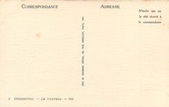 CPA Chambord Le Chateau 