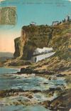 CPA Menton Les Rochers rouges Frontiere Italienne 