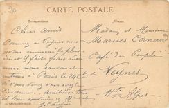 CPA Menton Les Rochers rouges Frontiere Italienne