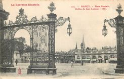 CPA La Lorraine Illustree Nancy Place Stanislas Grilles de Jean Lamour 