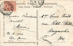 CPA Roma Castel S Angelo Mausoleo Adriane Ponte e Cupola di S Pietro 