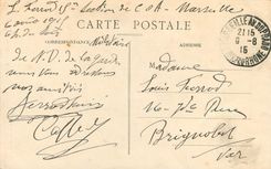 CPA Marseille ND de la Garde Passerelle des Ascenseurs 