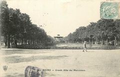 CPM Reims Grande Allee des Marronniers 
