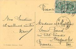 CPA Roma Panorama dalla cupola di S Pietro 