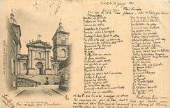 CPA Saint Die La Cathedrale 