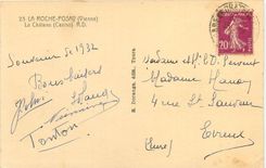 CPA La Roche Posav Vienne Le Chateau Casino