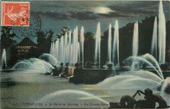 CPA Versailles Le Bassin de Neptune Les Grandes Eaux 