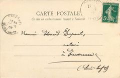 CPA Vue du Chateau de Versailles du cote de l'Orangerie 