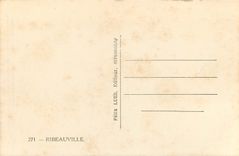 CPA Ribeauville 
