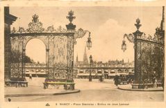 CPA Nancy Place Stanislas Grilles de Jean Lamour 