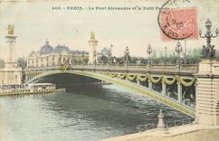 CPA Paris Le Pont Alexandre et le Petit Palais 
