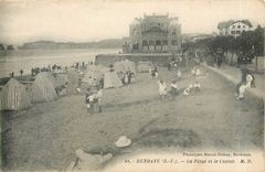 CPA Hendaye BP La Plge et le Casino 