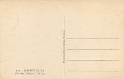 CPA Biarritz BP Port des Pecheurs 