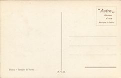 CPA Roma Templo di Vesta 