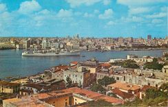 CPA La Havane vue de Casablanca 