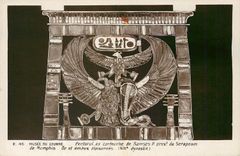 CPA Musee du Louvre Pectoral au cartouche de Ramses II prov du Serapeum de Memphis or et emaux clois