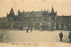 CPA Beauvais La Gare 