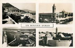 CPA Un Bonjour d'Oran 