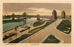 CPA Duisburg Ruhrort Rheinbrucke 