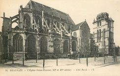 CPA Beauvais L'Eglise Saint Etienne Cote Nord 