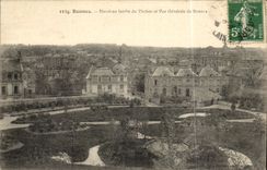 Rennes - Nouveau jardin du Thabor et Vue Generale de Rennes - CPA 