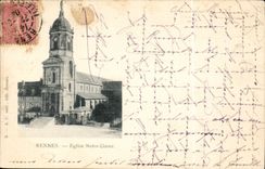 Rennes - Eglise Notre Dame - CPA 