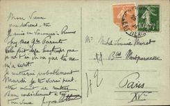 Rennes - palais de Justice - Monument historique - CPA 