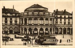 Rennes - Le Theatre - CPA 