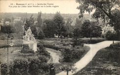 Rennes - jardin des Plantes - Vue Prise du Chene saint Melaine sur le Jardin anglais - CPA 