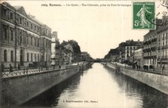 Rennes - Les Quais - Vue Generale prise de Pont St Georges - CPA 