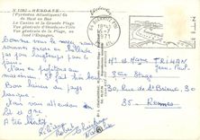 CPM Hendaye Pyrenees Atlantiques de Haut en Bas Le Casino et la Grande Plage Vue generale d'Hendaye