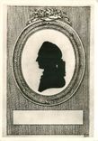 CPA Goethe Museum Dusseldorf Anton und Katharina Kippenberg Stiftung Goethe Silhouete aus den Jahren