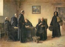 CPA Epernay Le celebre Cellerier aveugle Dom Perignon 