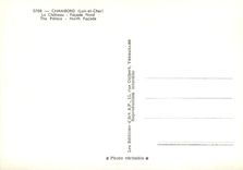 CPM Chambord Loir et Cher Le Chateau Facade Nord 